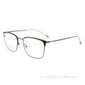 Mode Brille Retro hochwertige Gold Semi Beta Titan Ip Rahmen Augenbrillen